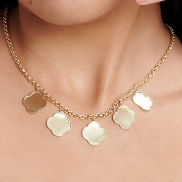 Classic Gold Clover Necklace My Store