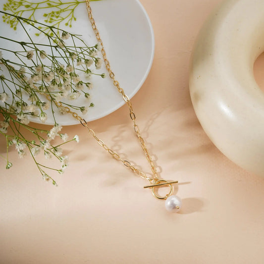 Drop Pearl Necklace My Store